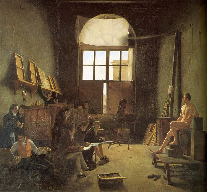 Interior of the Studio of David