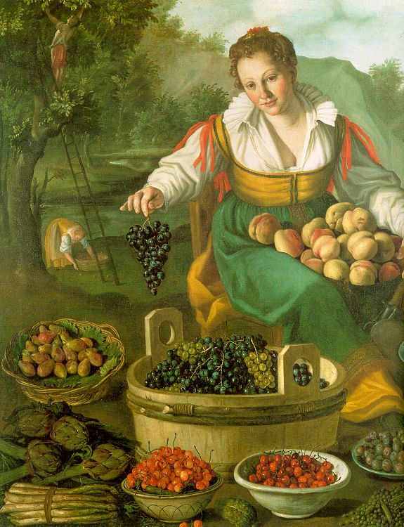 The Fruit Seller (detail)