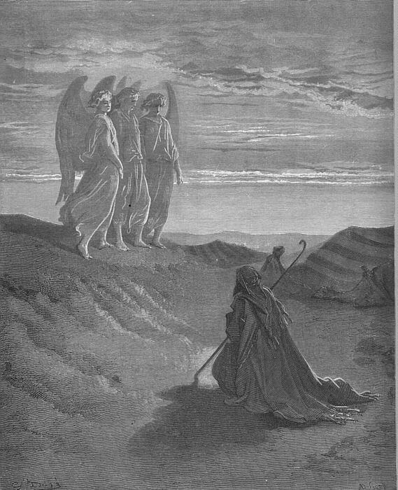 Abraham Entertains Three Strangers