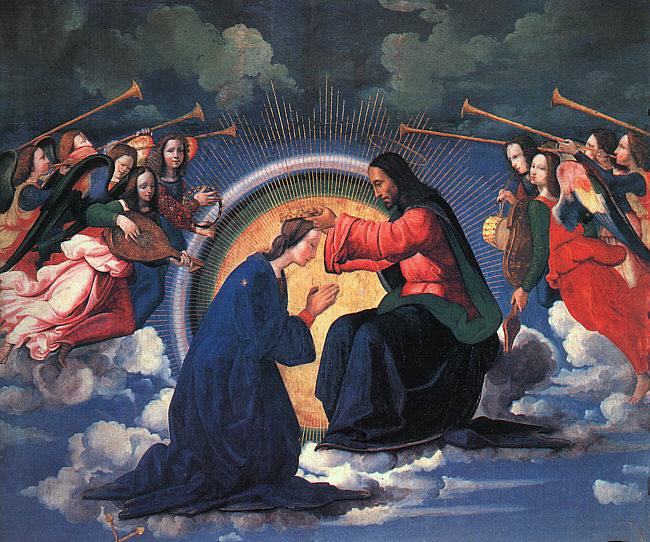 The Coronation of the Virgin (detail)