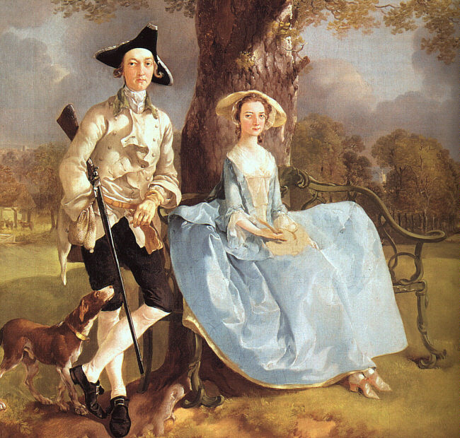 Mr. and Mrs. Andrews (detail)