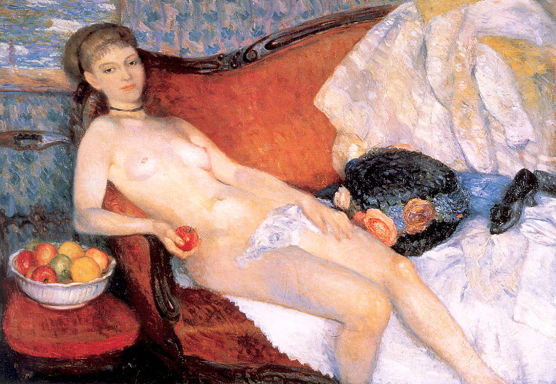 Nude with Apple