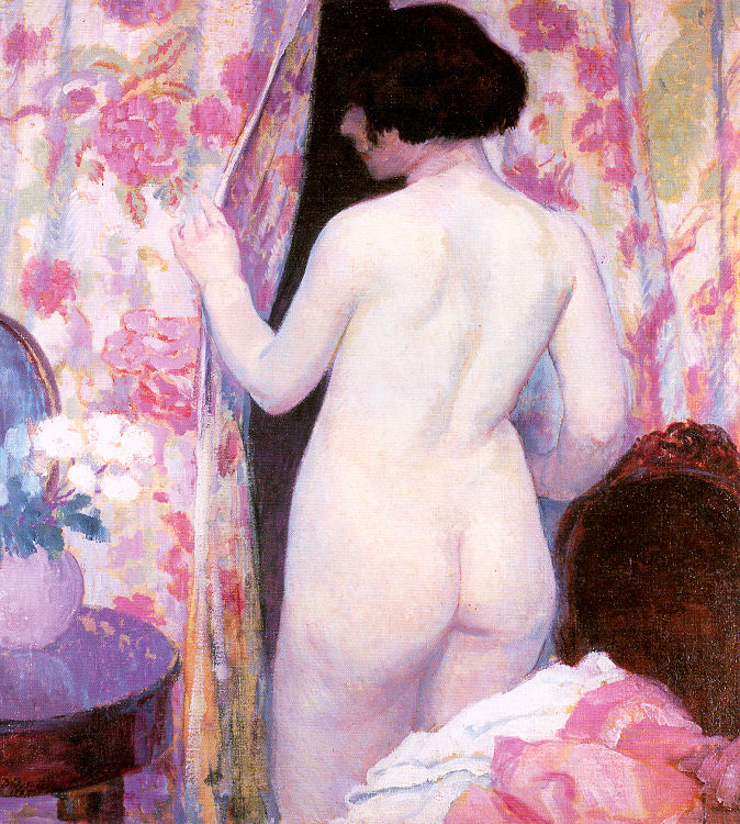 Nude with Drapery
