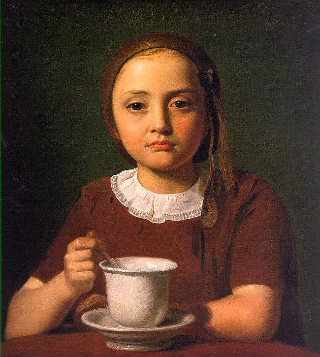 Little Girl with a Cup