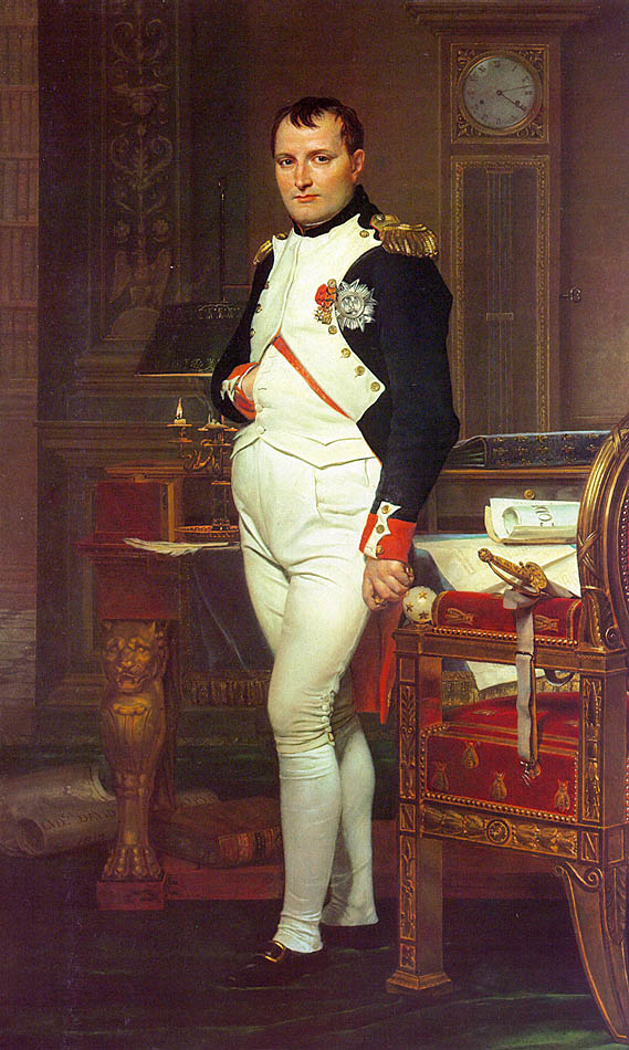 Portrait of Napoleon in his Study