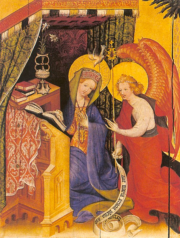 Annunciation (from the Wildung Altar)
