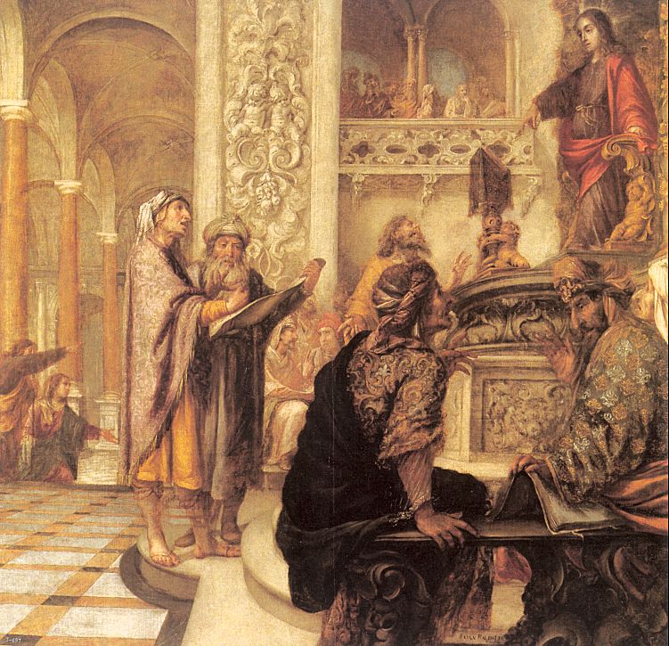 Jesus Disputing with the Elders