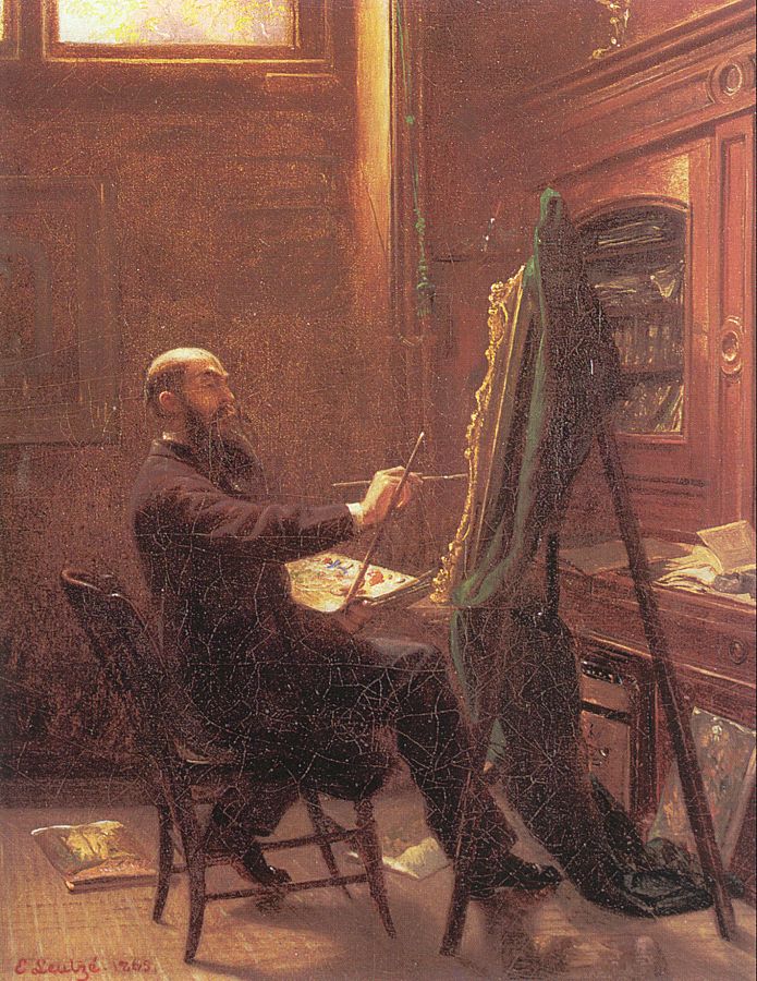 Worthington Whittredge in his Tenth Street Studio