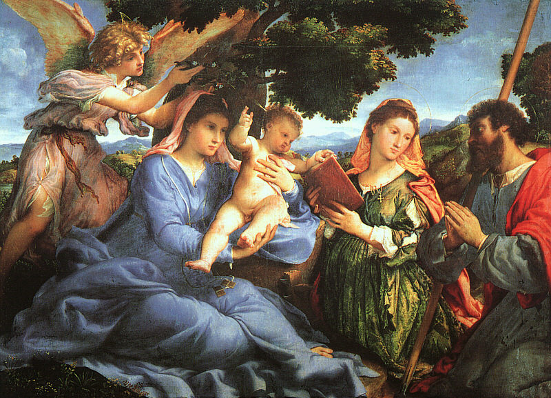 Madonna & Child with Saints Catherine & James
