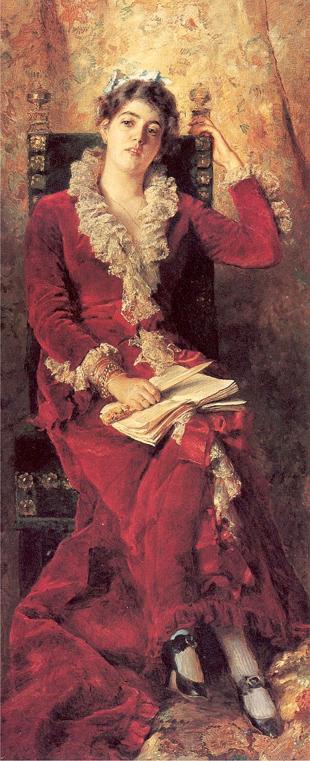 Portrait of Julia Makovskaya, The Artist's Wife