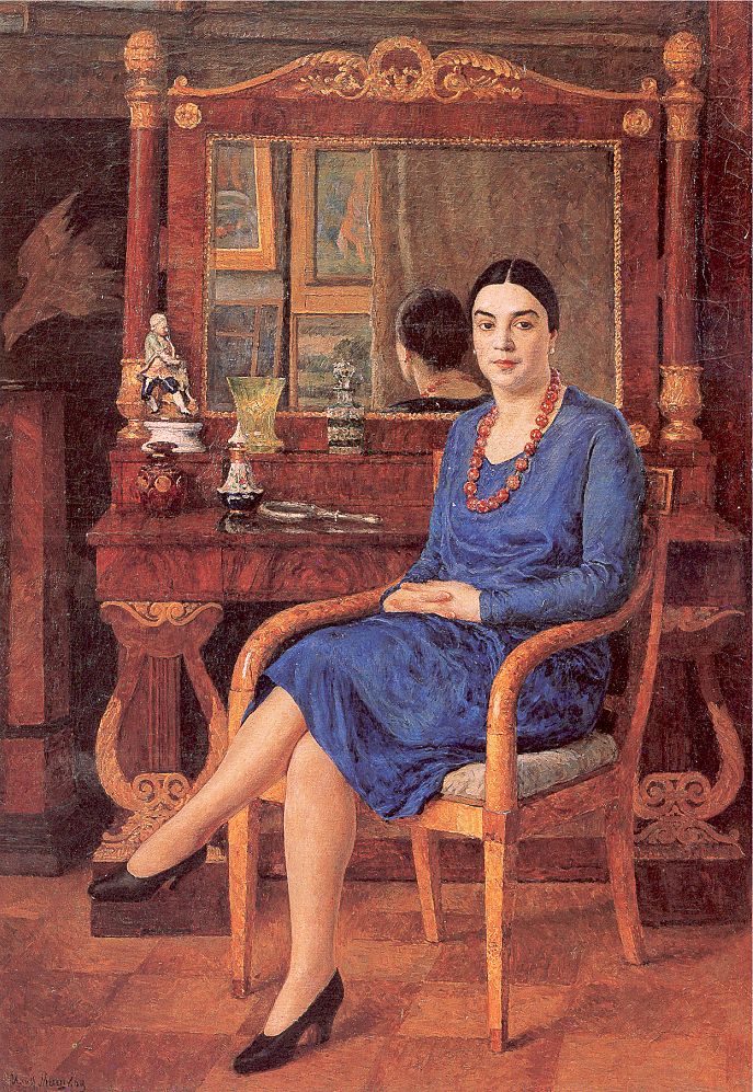 Portrait of Z. D. R. (Lady in Blue)