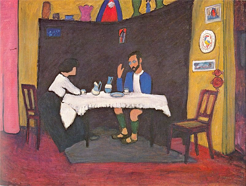 Kandinsky and Erma Bossi, After Dinner