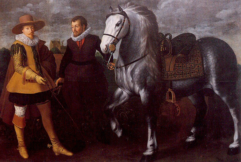 Gentleman with Groom and Horse
