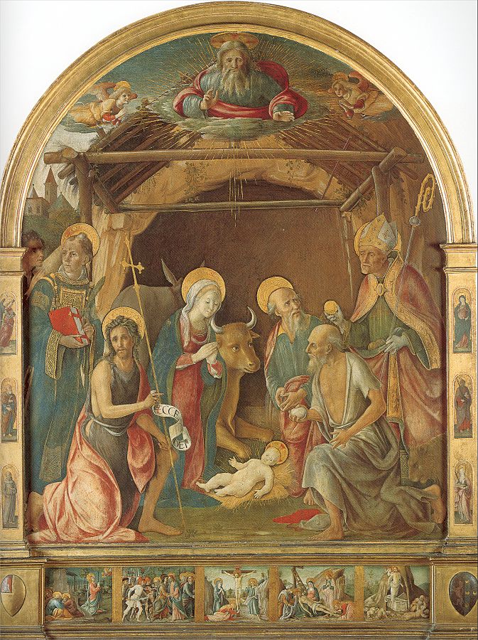 The Nativity with Four Saints