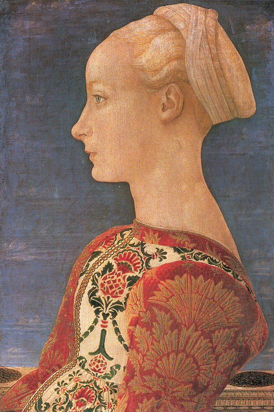 A Young Woman in Left Profile