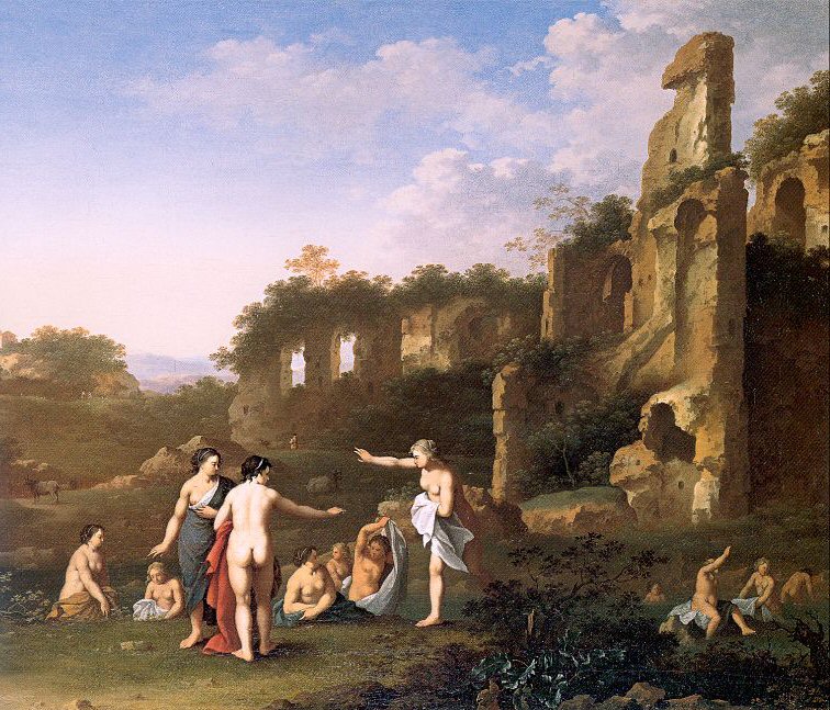 Women Bathing in a Landscape