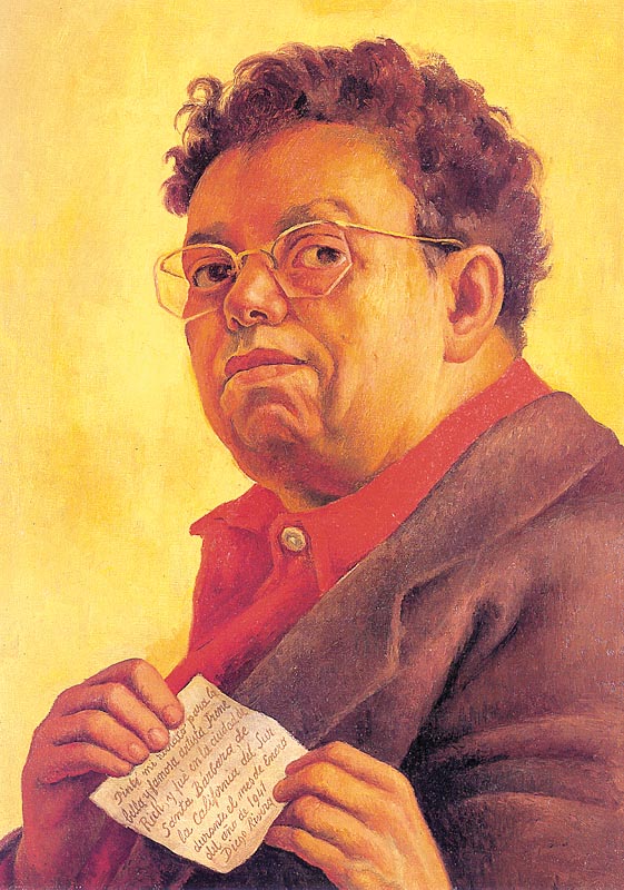 Diego Rivera: Self-Portrait Dedicated to Irene Rich