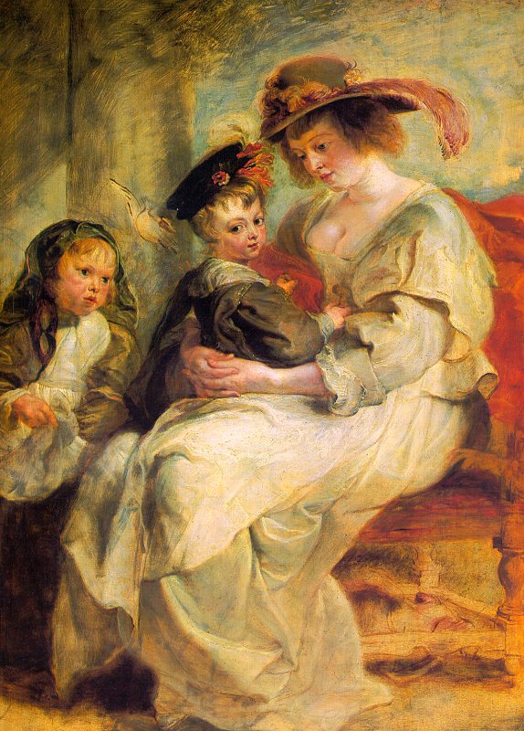 Hélène Fourment and her Children Claire-Jeanne and François