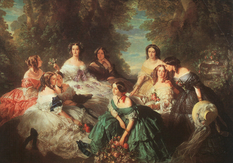 Portrait of the Empress Eugénie Surrounded by her Maids of Honor