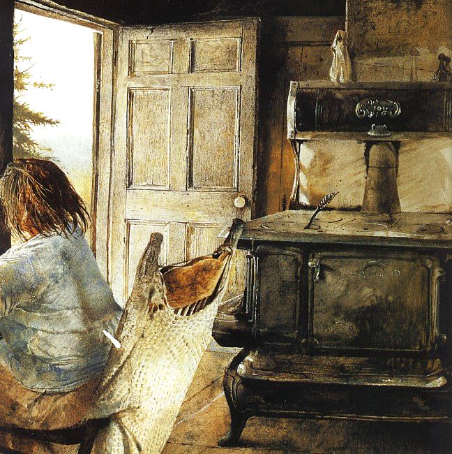 The Wood Stove (detail)