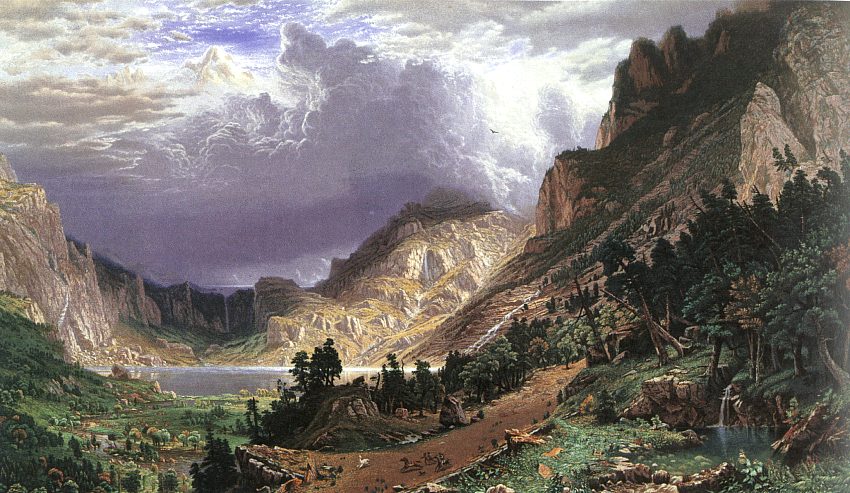 Storm in the Rocky Mountains, Mt. Rosalie