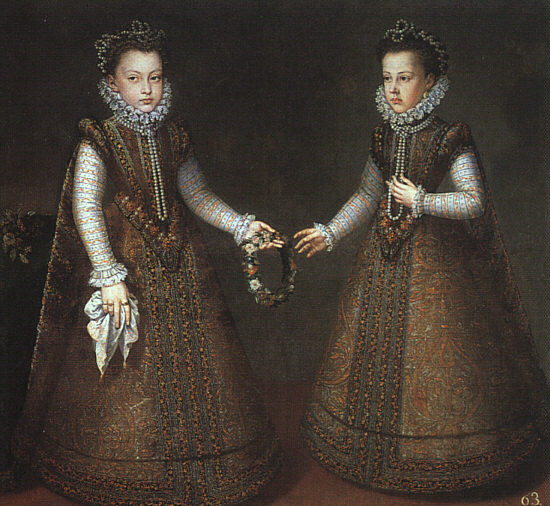 Las Infantas Isabella Clara Eugenia y Catalina Micaela