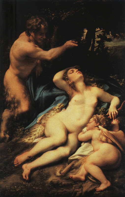 Venus & Cupid with a Satyr