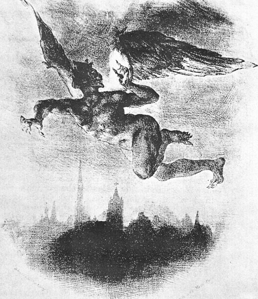 Mephistopheles over Wittenberg