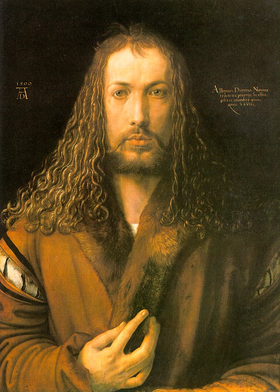 Dürer: Self-Portrait in a Fur Coat