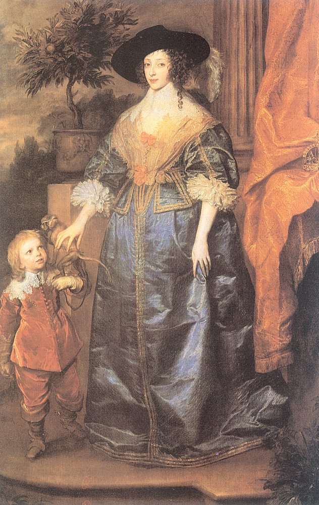 Henrietta Maria with her Dwarf, Sir Jeffrey Hudson