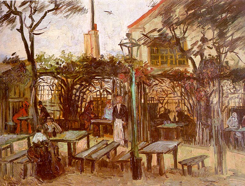 Terrace of the Café 'La Guinguette'