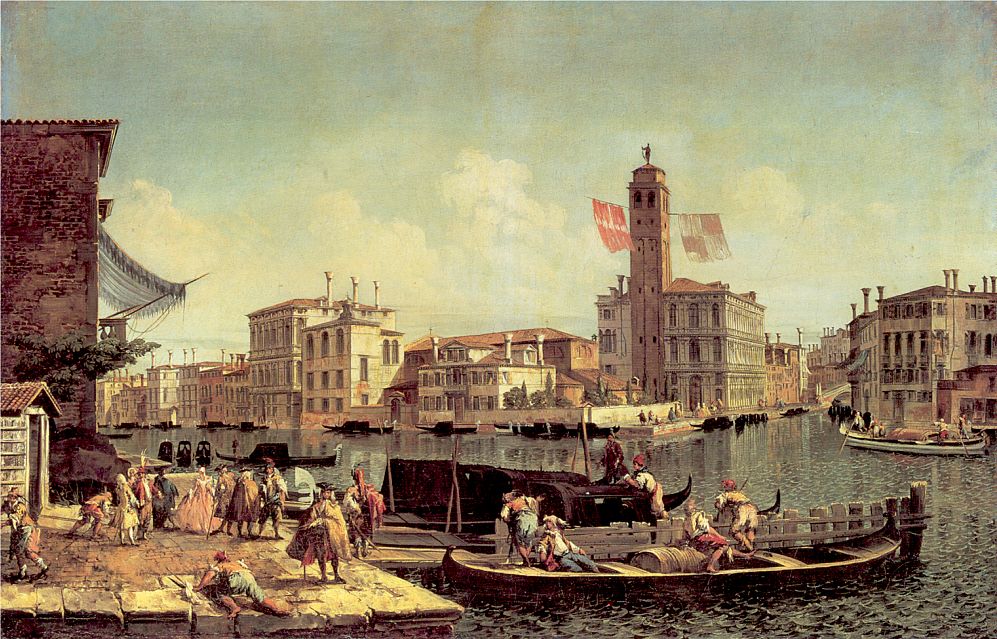 The Grand Canal with the Palazzo Labia and Entry to the Cannaregio