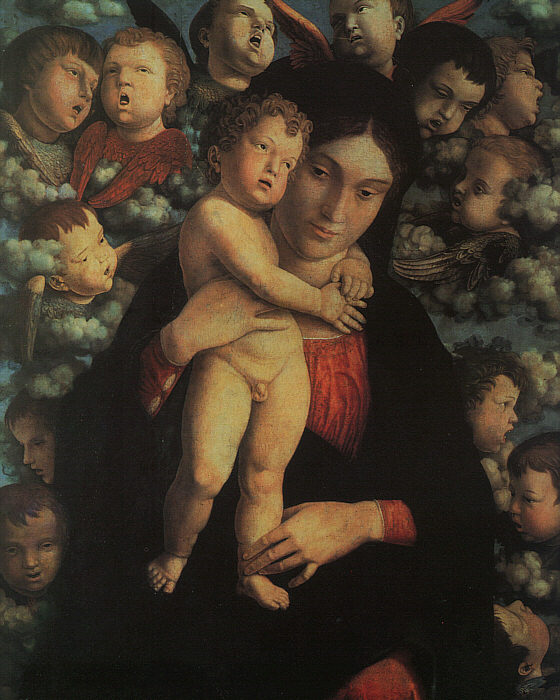 Madonna & Child with Cherubs