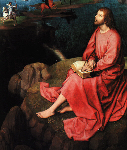 Triptych of St. John the Baptist and St. John the Evangelist (detail)