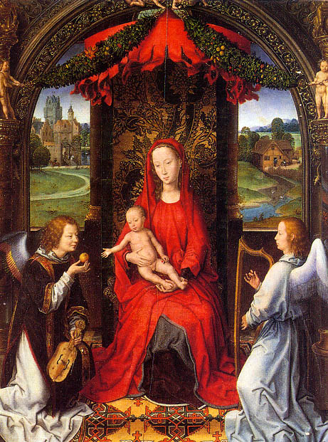 Madonna & Child with Angels