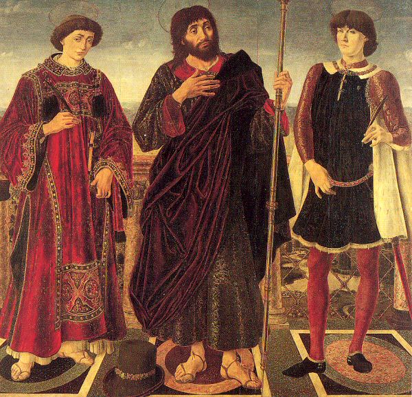 Saints Vincent, James, and Eustace