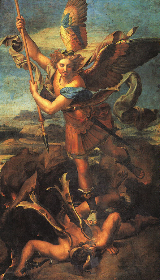 St. Michael Trampling the Dragon