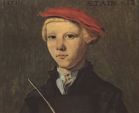 Portrait of a Young Scholar (detail)