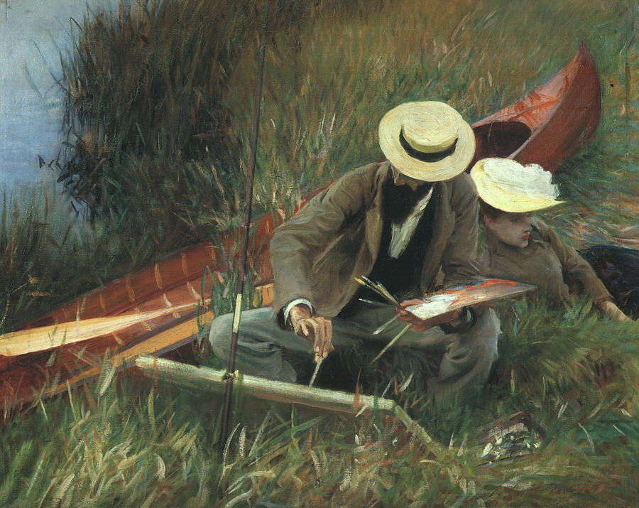 Paul Helleu Sketching with his Wife