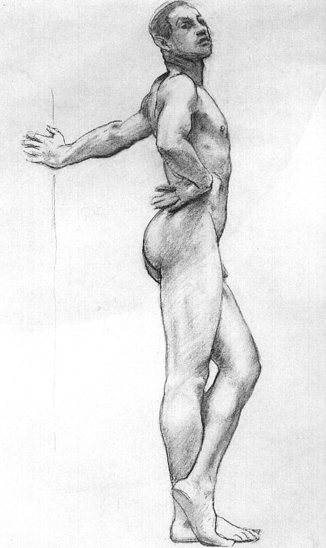 Nude Male Standing