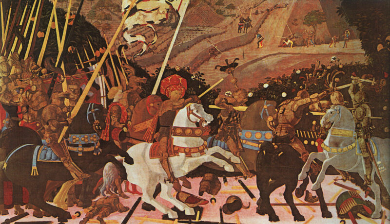Niccolò Mauruzi da Tolentino at the Battle of San Romano