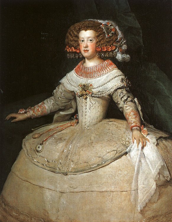 María Teresa of Spain with Two Watches