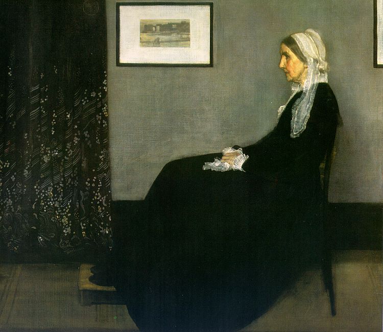 Arrangement in Grey and Black:  Portrait of the Artist's Mother