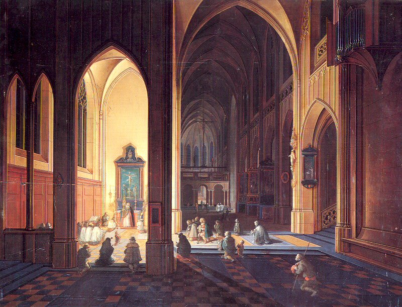 Interior of a Gothic Church