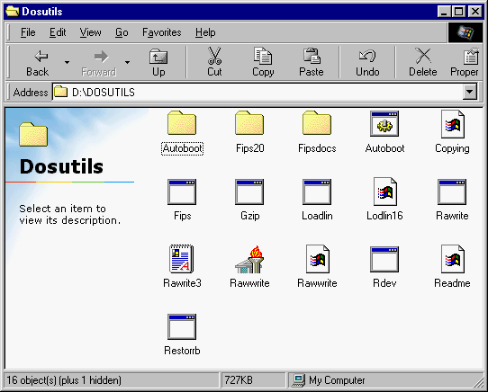 The dosutils directory