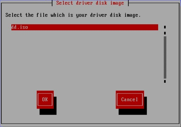 Selecting an ISO image